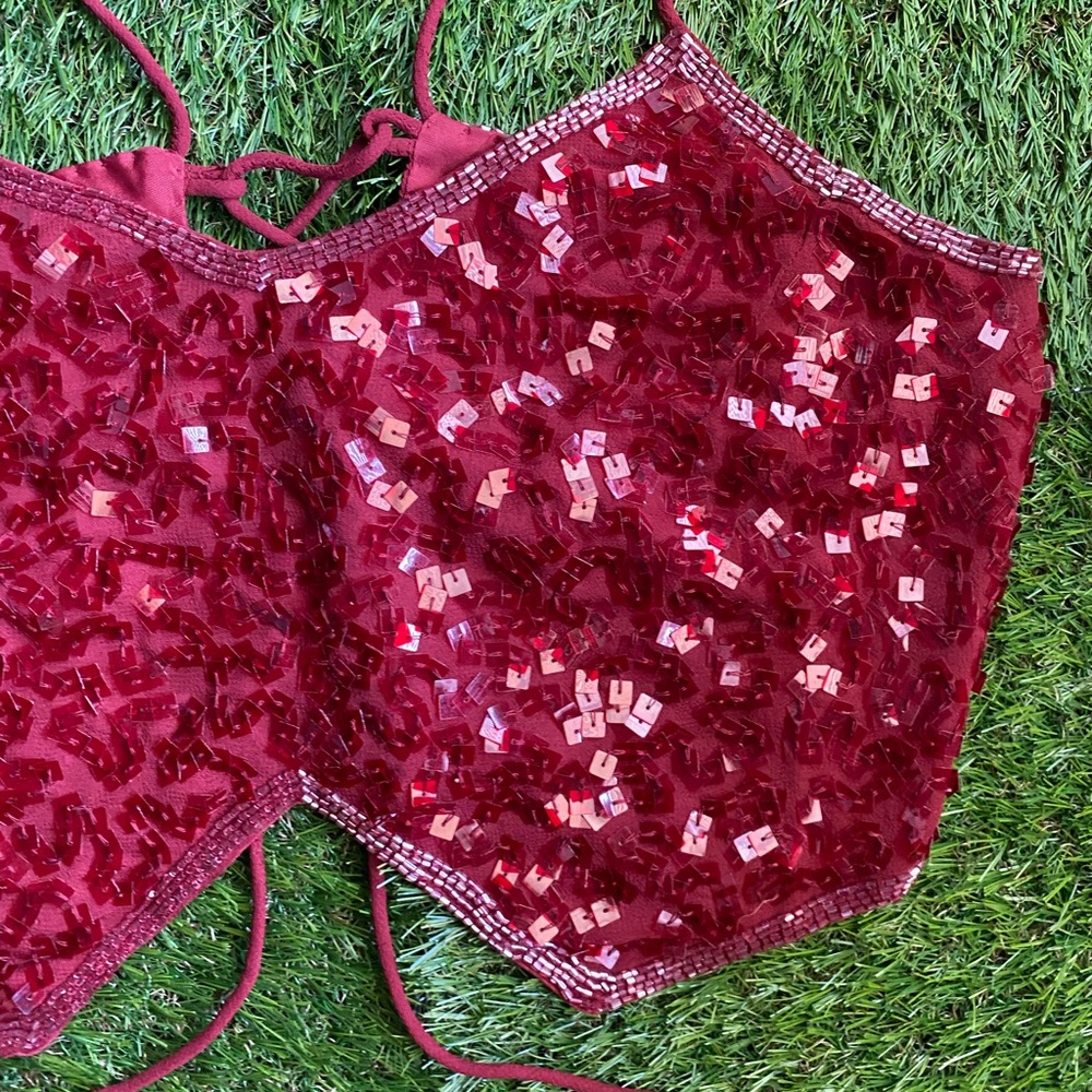 Red Sequin Top - Picture 5 of 16